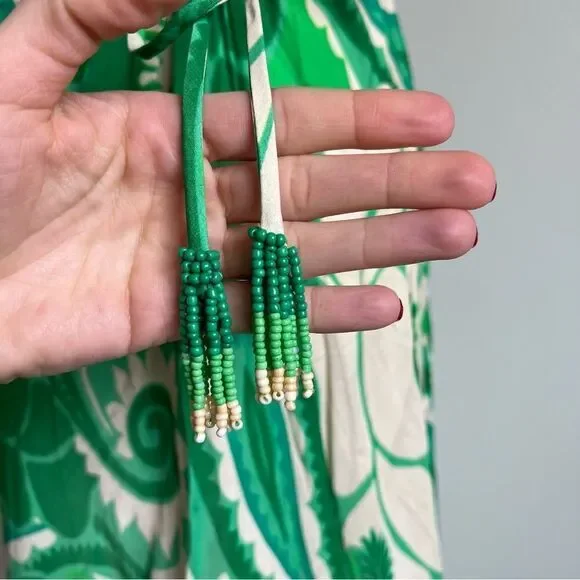 Anthropologie Farm Rio Tropical Groove Circle Cut Out Midi Dress Small - Picture 9 of 12